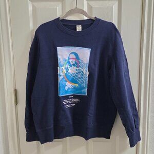 Pre-Loved Uniqlo x Louvre Museum Peter Saville Mona Lisa Graphic Sweatshirt